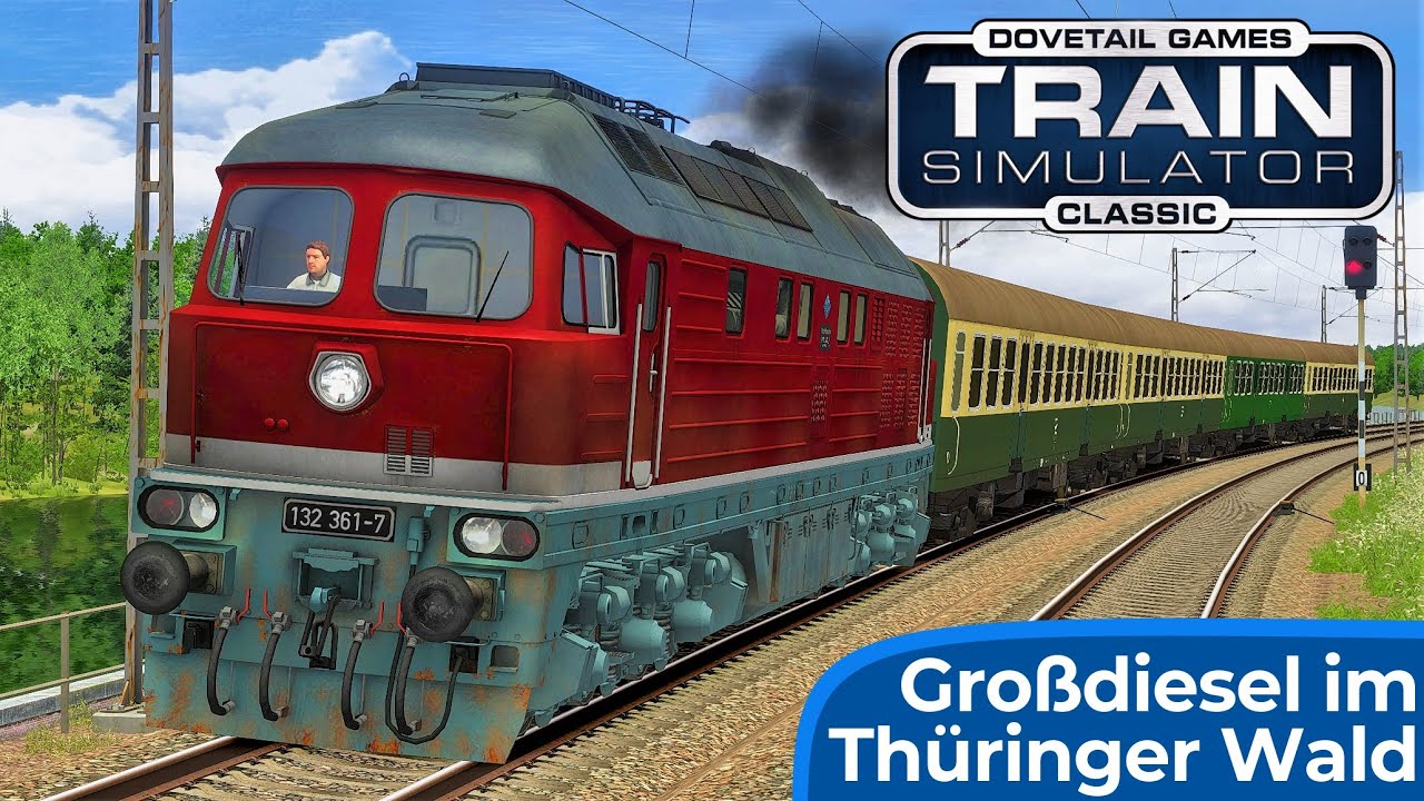 DEUTSCHE REICHSBAHN: Dieselparade im Thüringer Wald | TRAIN SIMULATOR CLASSIC | Ludmilla – BR 132