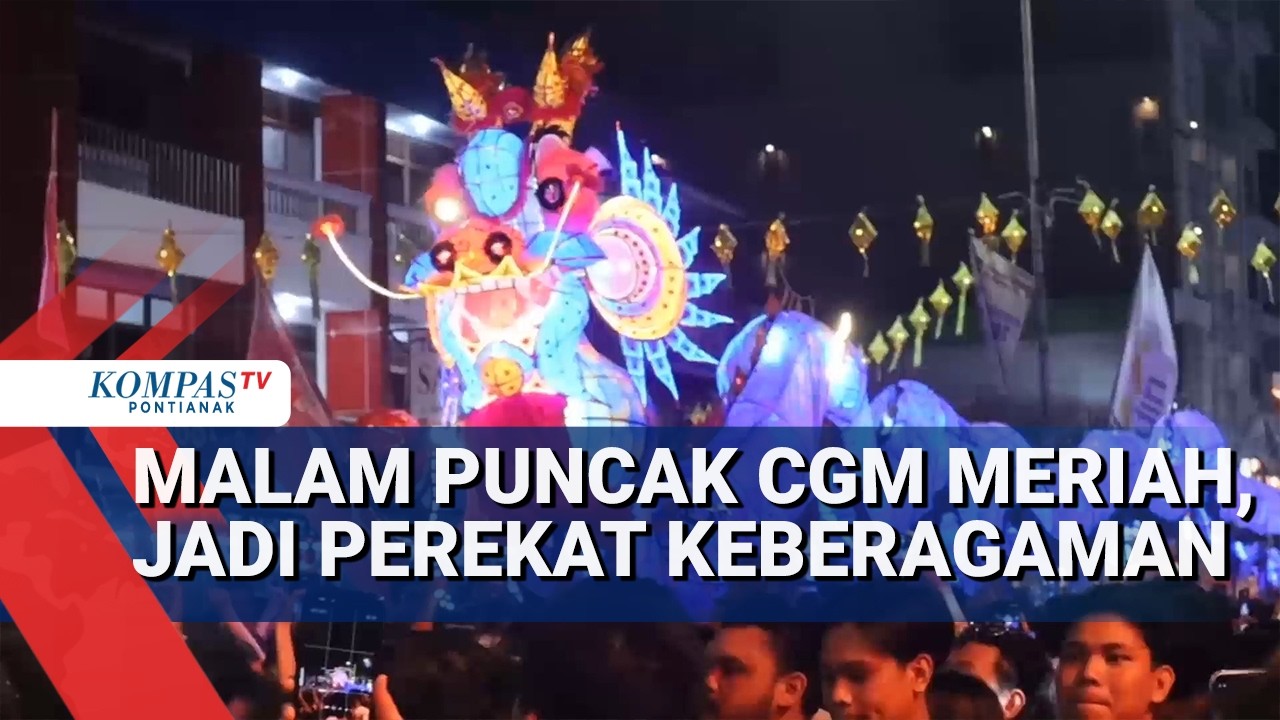 Parade Naga Bersinar, Malam Puncak Cap Go Meh di Pontianak Berlangsung Meriah