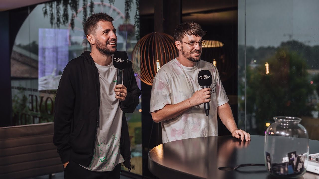 Dimitri Vegas & Like Mike at the One World Radio studio I Tomorrowland Belgium 2023