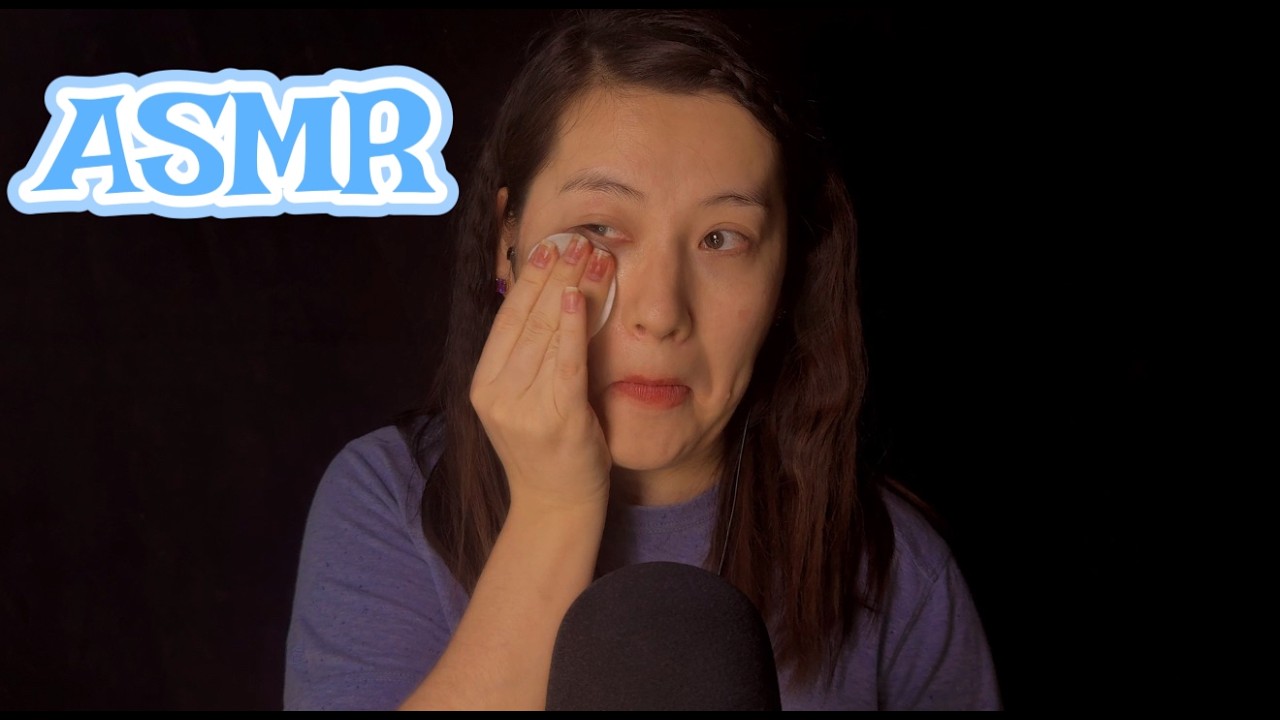АСМР Снимаю макияж | Removing Makeup & Soft Whisper | Relaxing Skincare Talk #asmr #makeup #асмр #90