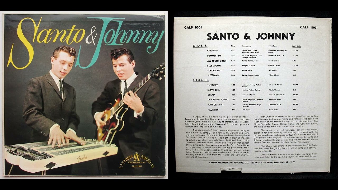 Santo & Johnny - 1st album - Side 1 (December 1959) (directed by Hutch Davie)