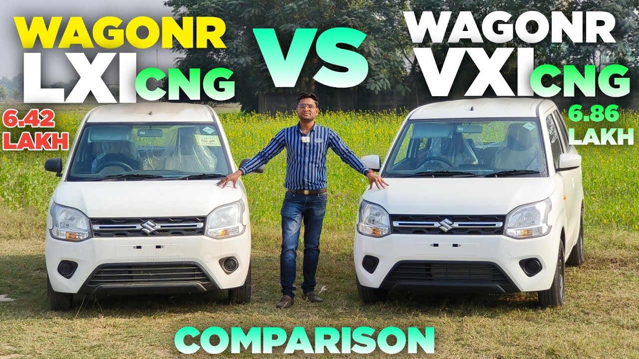 Suzuki WagonR Cng Lxi vs Vxi cng comparison 🔥 l Suzuki Wagonr cng Lxi vs vxi cng l MRCars