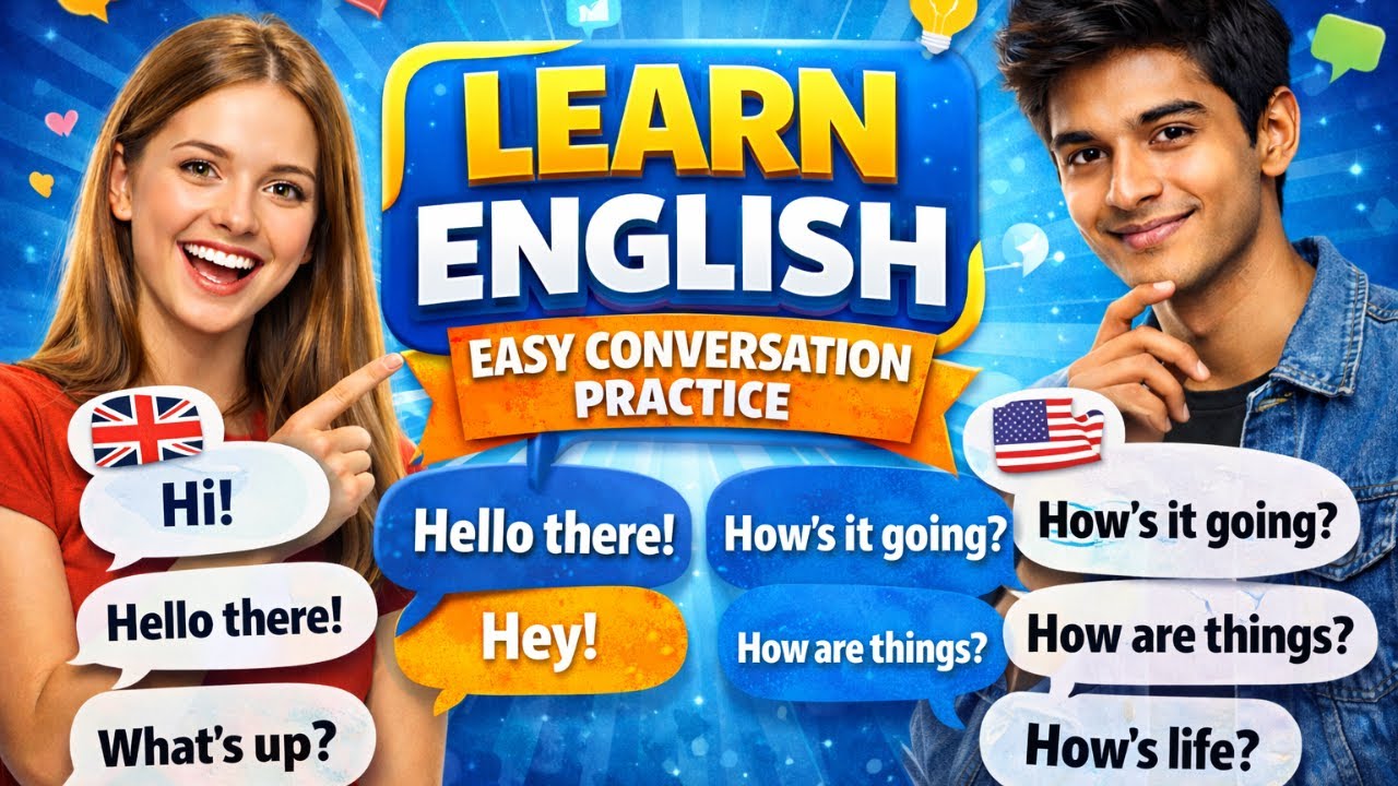 English conversation practice for beginners | Simple Conversation Practice | Daily Practice English