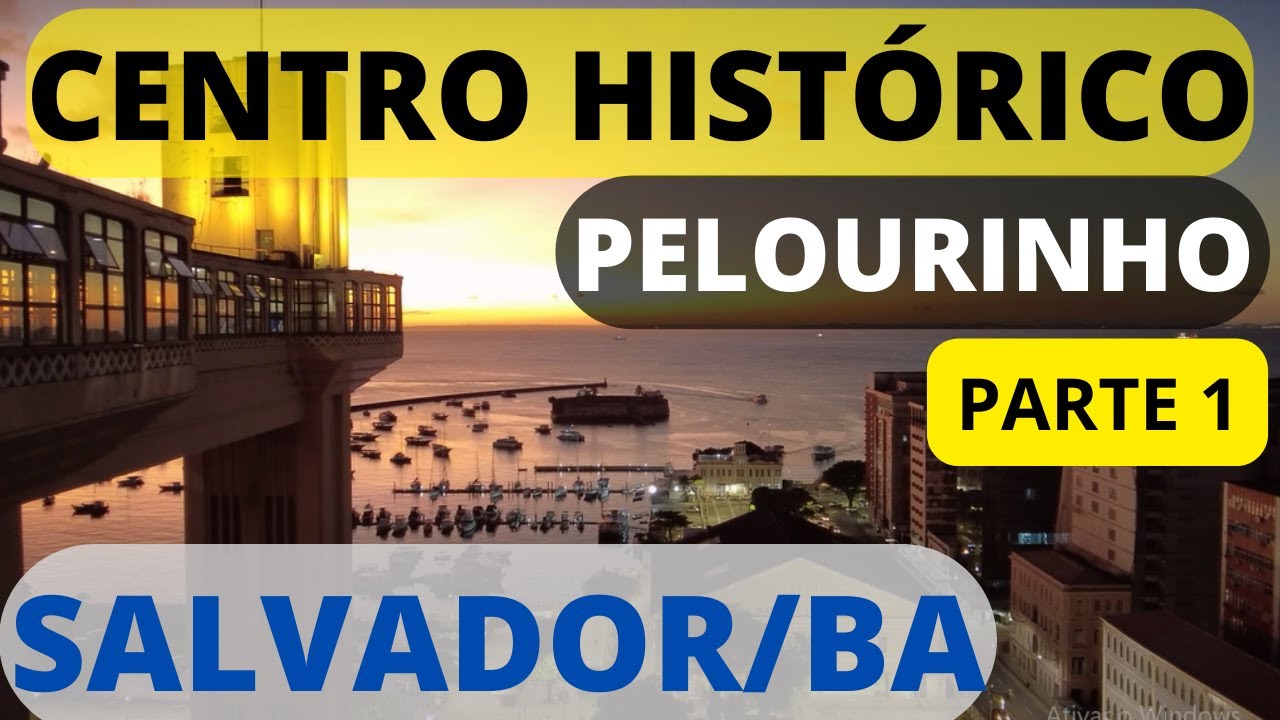 ⁴ᴷ⁶⁰ Walking Salvador Bahia.. Caminhada, Centro Histórico - Pelourinho Parte 1 (13 Maio,2022)