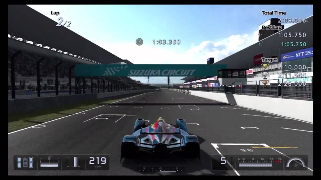 Gran Turismo 5 Sebastian Vettel Red Bull challenge Suzuka gold with DS3