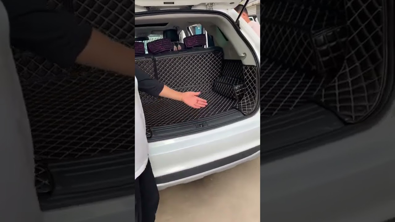 Custom All-Weather Protection Cargo Mat for Universal 5-Seater Car Trunk