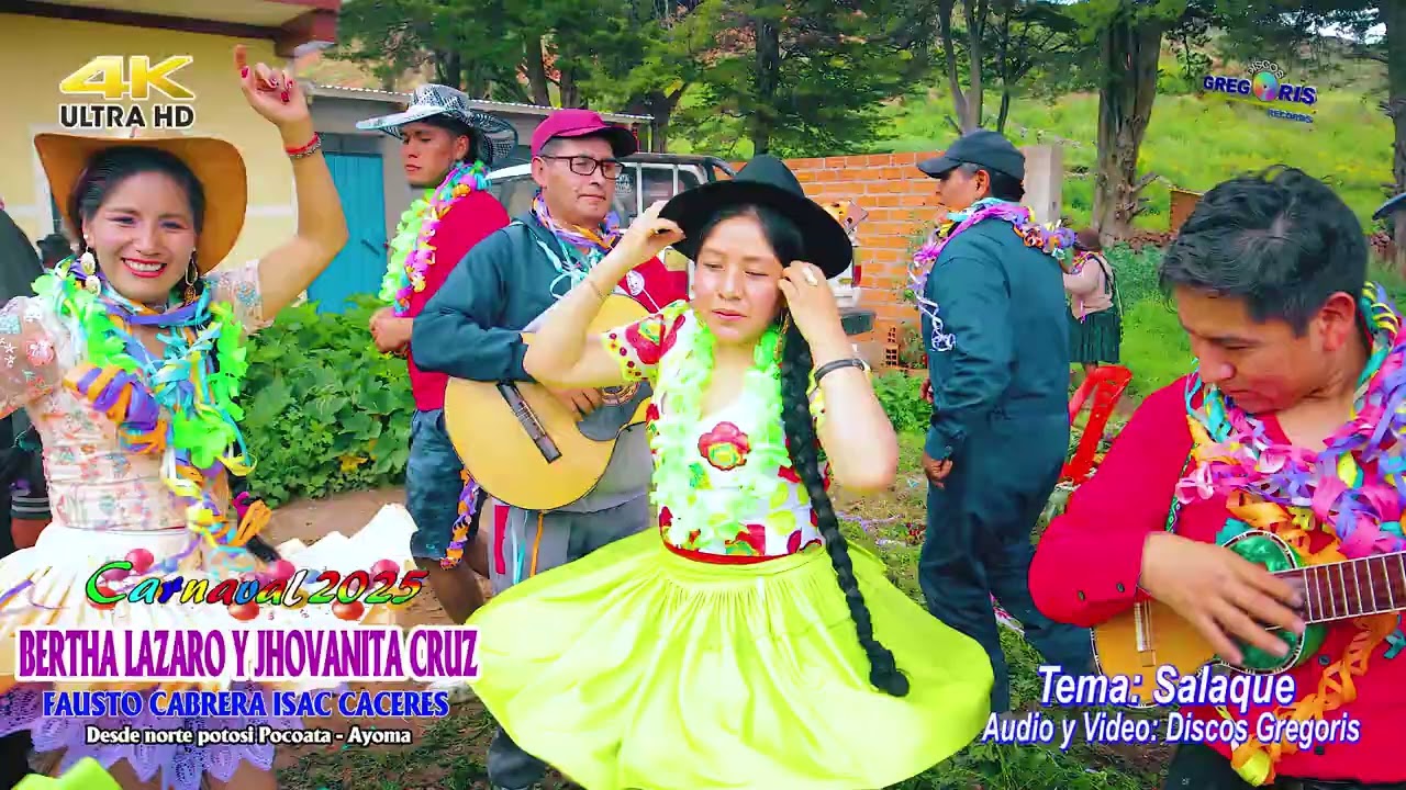 BERTHA LAZARO Y JHOVANITA CRUZ FAUSTO CABRERA ISAC CACERES - SALAQUE  CARNAVAL NORTE POTOSI 2025