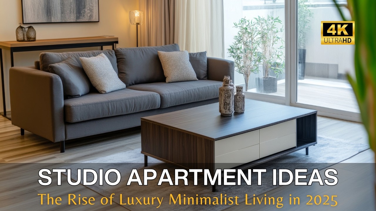 2025 Luxury Interior Design Trends: Aesthetic Colors & Minimalist Studio Apartment Ideas
