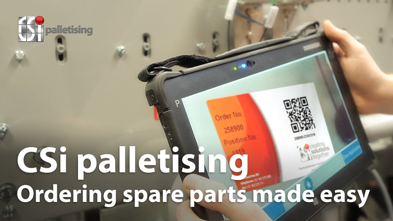 CSi palletising ll Easy order Spare Parts