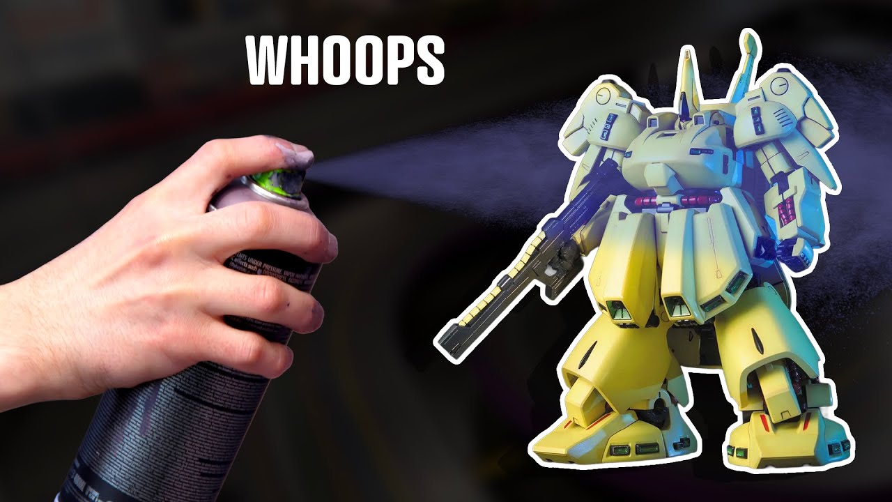 Я пробую индивидуальную покраску Gunpla, но это принимает дикий оборот… в буквальном смысле.