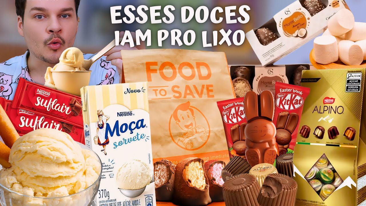 DOCES DE MERCADO DO FOOD TO SAVE / O QUE VEIO NA SACOLA MISTERIOSA ? Vale a pena?