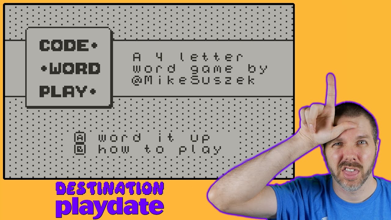 CodeWordPlay - Playdate gameplay + impressions