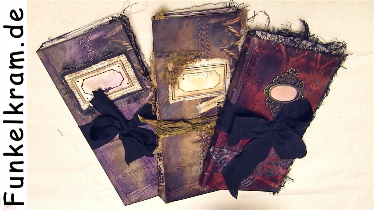Long Slim JunkJournal die dunkle Seite
