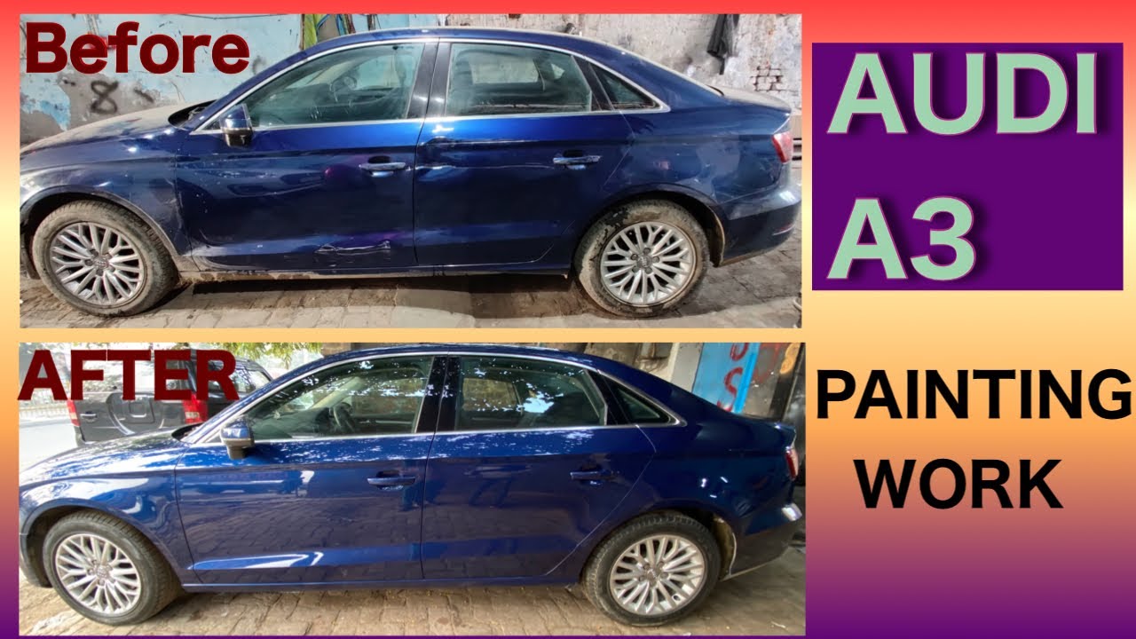 AUDI A3 HOW TO REPAIR AND PAINT A CAR DOOR PANEL