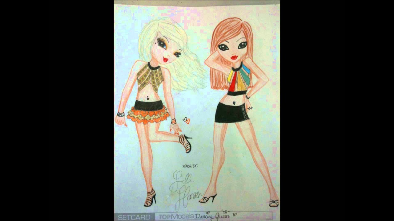 Topmodel book drawings 2.0