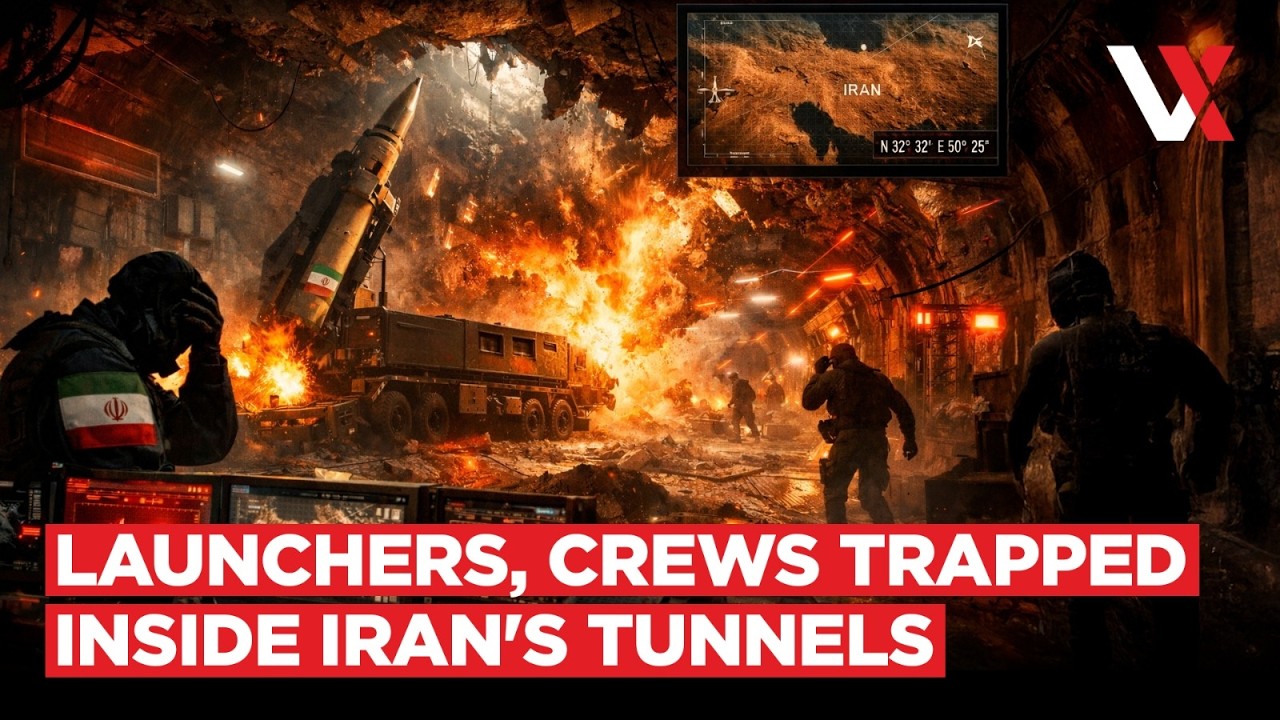 Inside Iran's Collapsed Tunnels&mdash; How Israeli Airstrikes Are Crippling Missile Launchers | VERTEX
