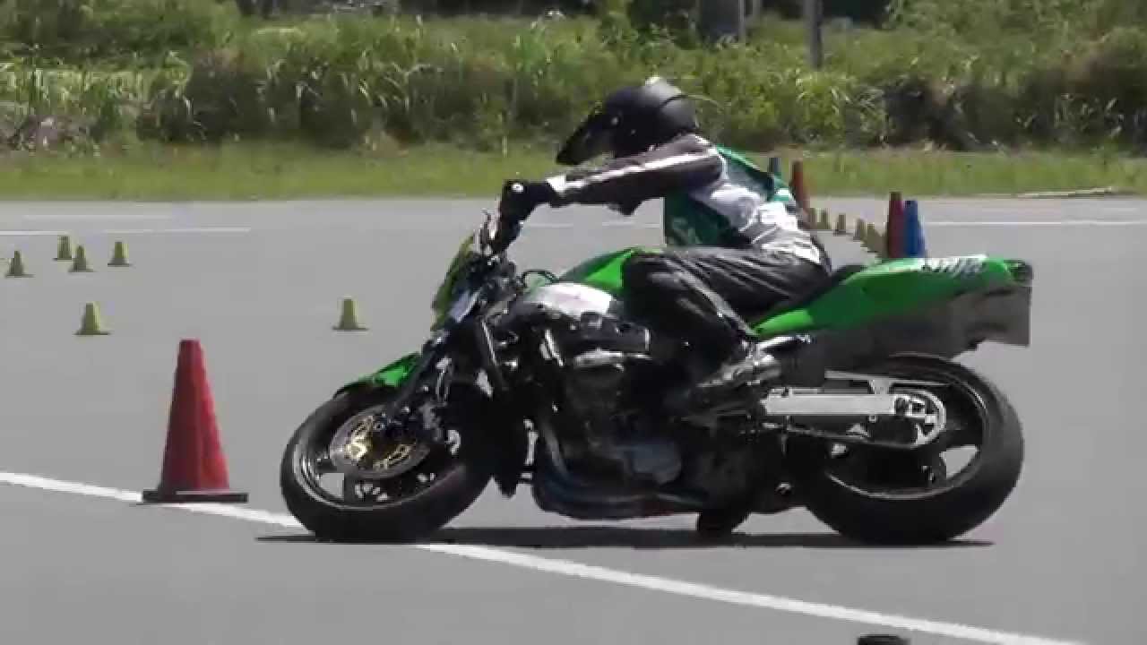 2014 DUNLOP MotoGymkhana Round2 H1 ZX-9R Y氏