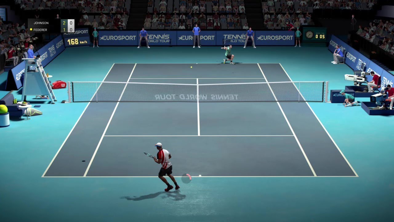 Tennis World Tour Xbox One , Legend Difficulty vs Federer