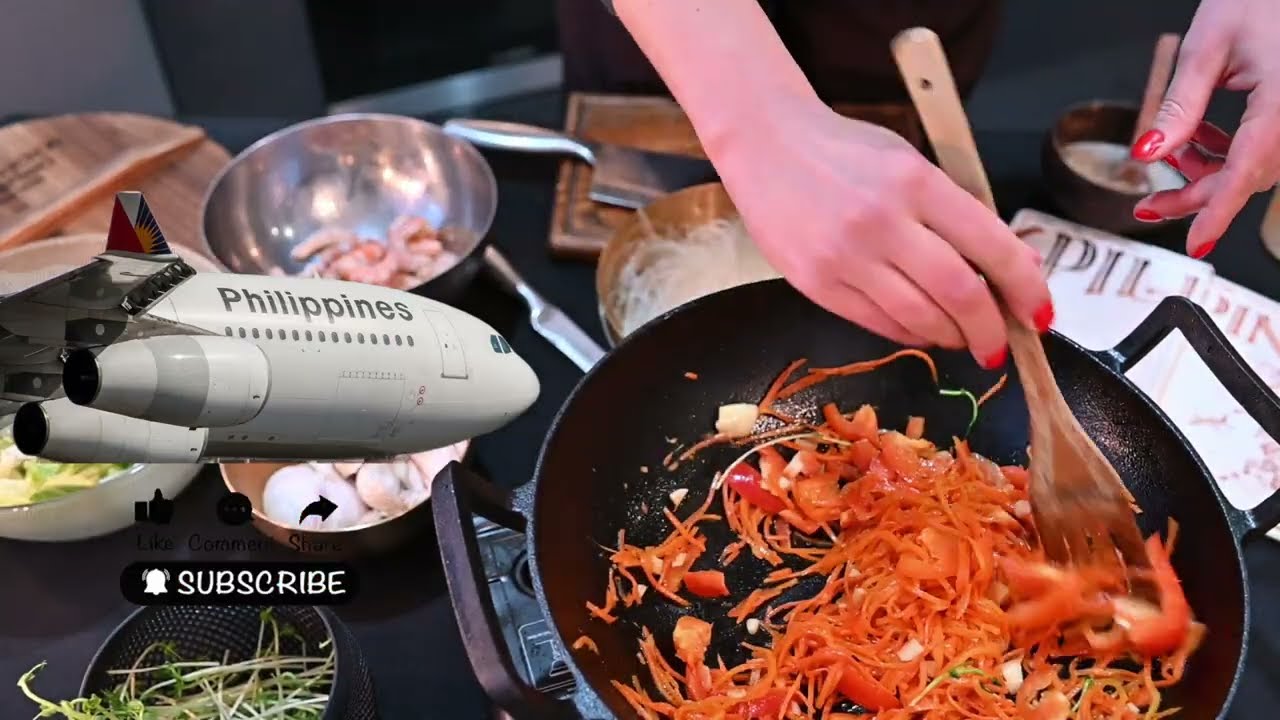 🇵🇭 Russian girl cooks Filipino food 🧑‍🍳