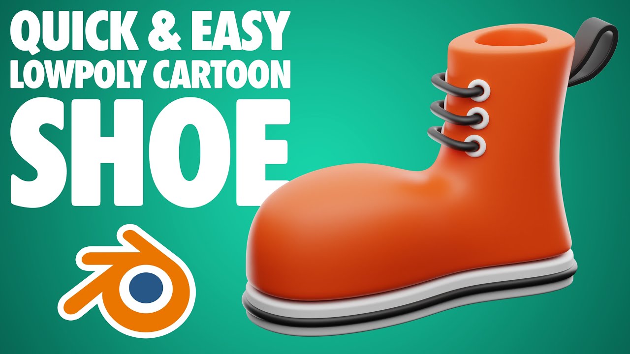 Cartoon Shoe Tutorial | Quick & Easy | Blender 3D Tutorial
