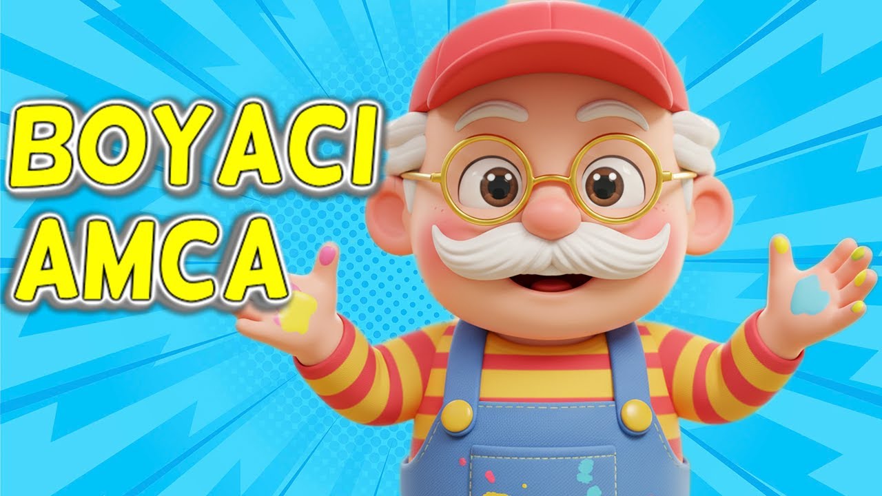 Boyacı Amca Renkleri Karıştırıyor🎨 | Neşeli &Ccedil;ocuk ve Bebek Şarkısı