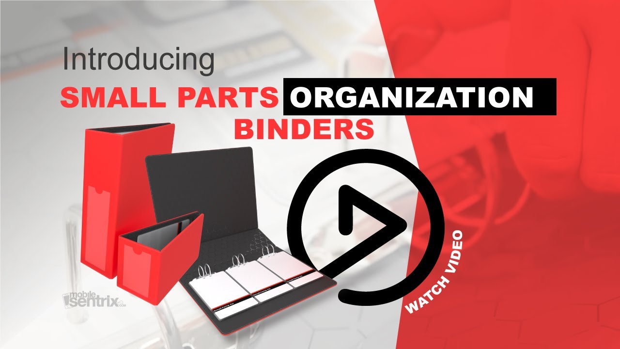 Introducing Small Parts Organization Binders!