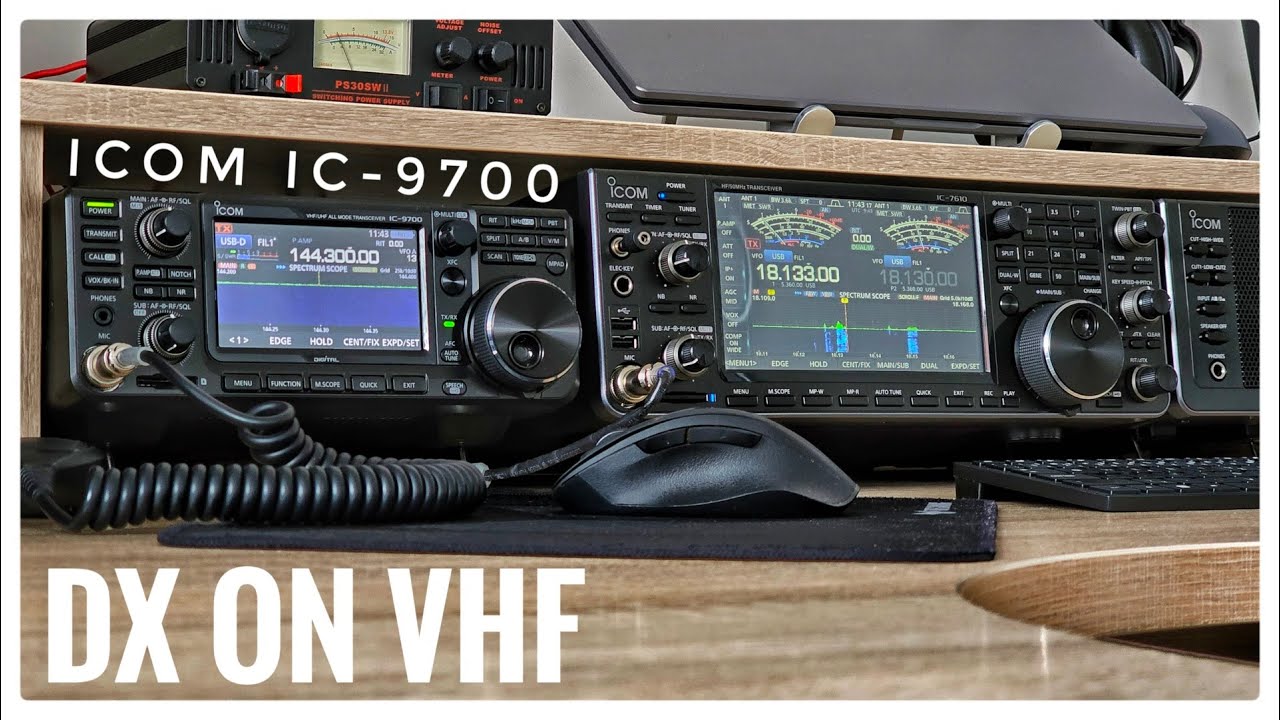 ICOM IC-9700 + 5-ele.Yagi ...CQ DX on VHF 144MHz TEST