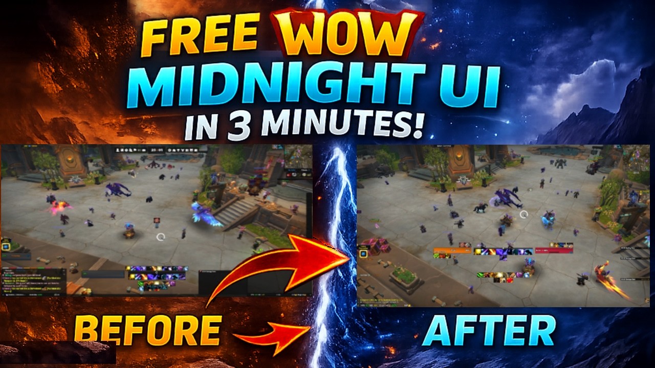 Transform Your WoW Midnight UI in 3 Minutes!  |  All-in-one UI solution