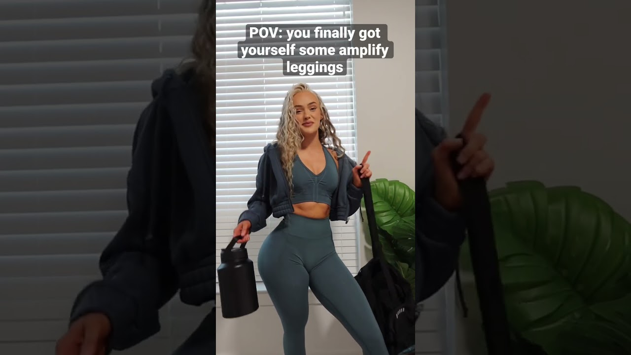 POV: You finally got yourself some ALPHALETE amplify leggings | DC BAILEY #shorts #leggings