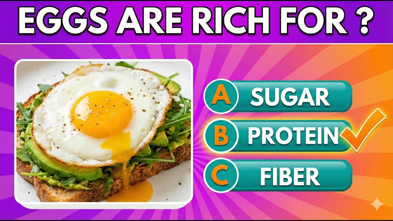 🍎 Food Quiz for Healthy Body 🥗 | Can You Score 25/25? | The Quiz Point