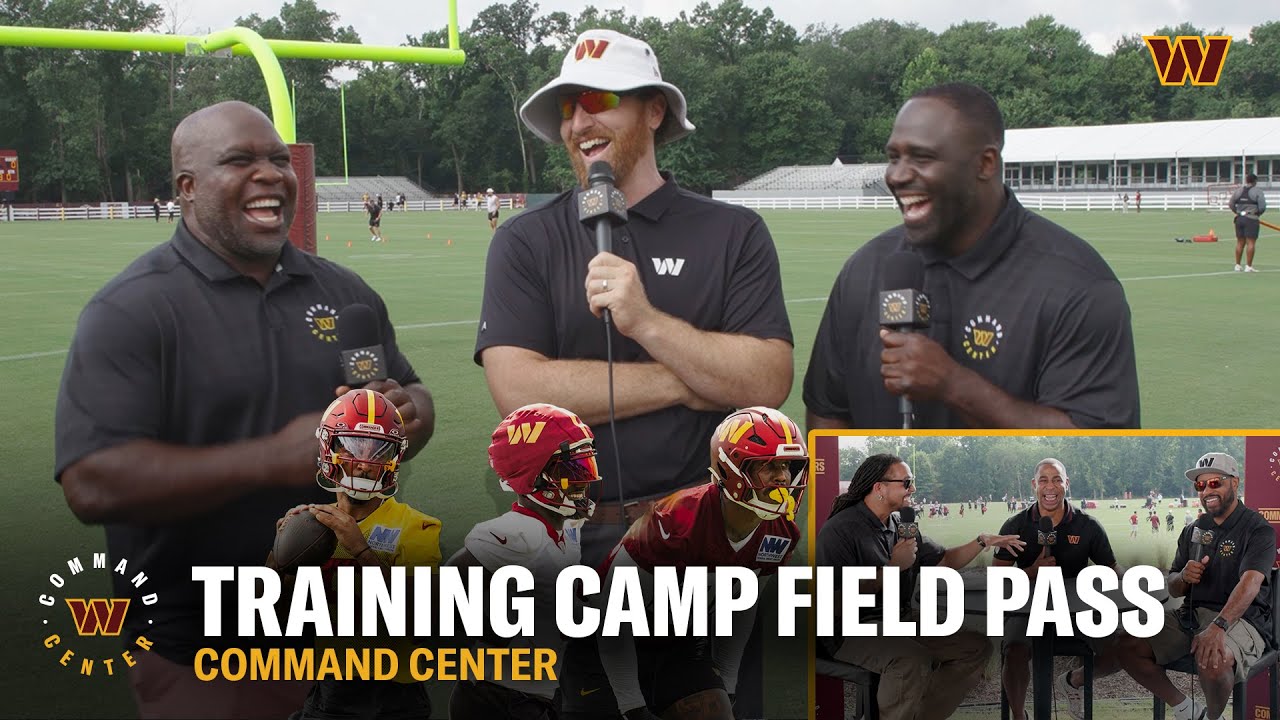 Camp Coverage of JD5 and Collecting Gold Jackets  | Command Center | Washington Commanders | NFL
