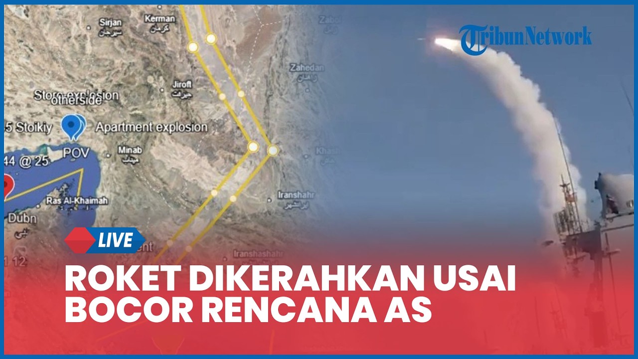 Situasi Memanas! Roket Dikerahkan Usai Bocor Rencana AS Serang Teheran pada Akhir Pekan