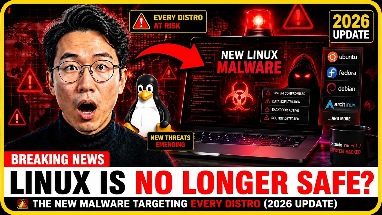 Linux Is NO LONGER Safe? The New Malware Targeting Every Distro (2026 Update)