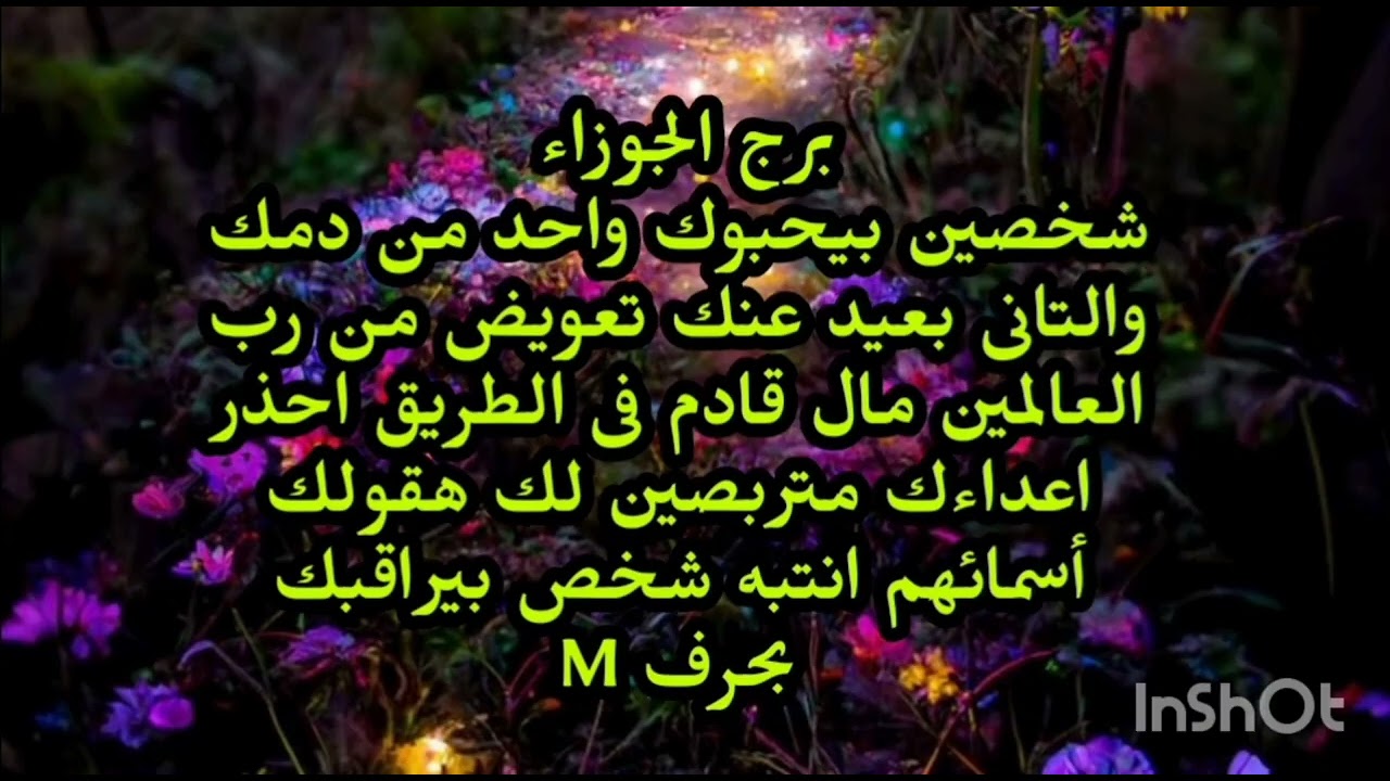 برج الجوزاء 👉 شخصين بيحبوك واحد من دمك والتانى بعيد عنك تعويض من رب العالمين مال قادم فى الطريق 