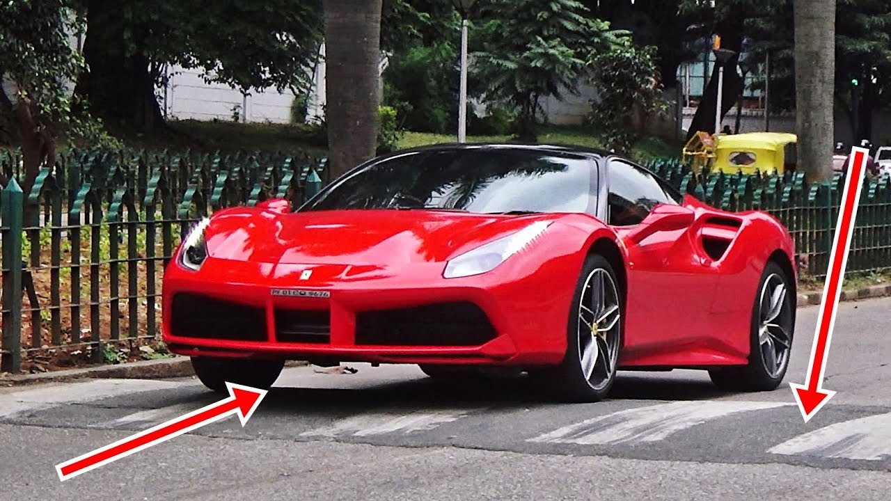 SUPERCARS Vs SPEED BUMPS - INDIA 2017 Compilation
