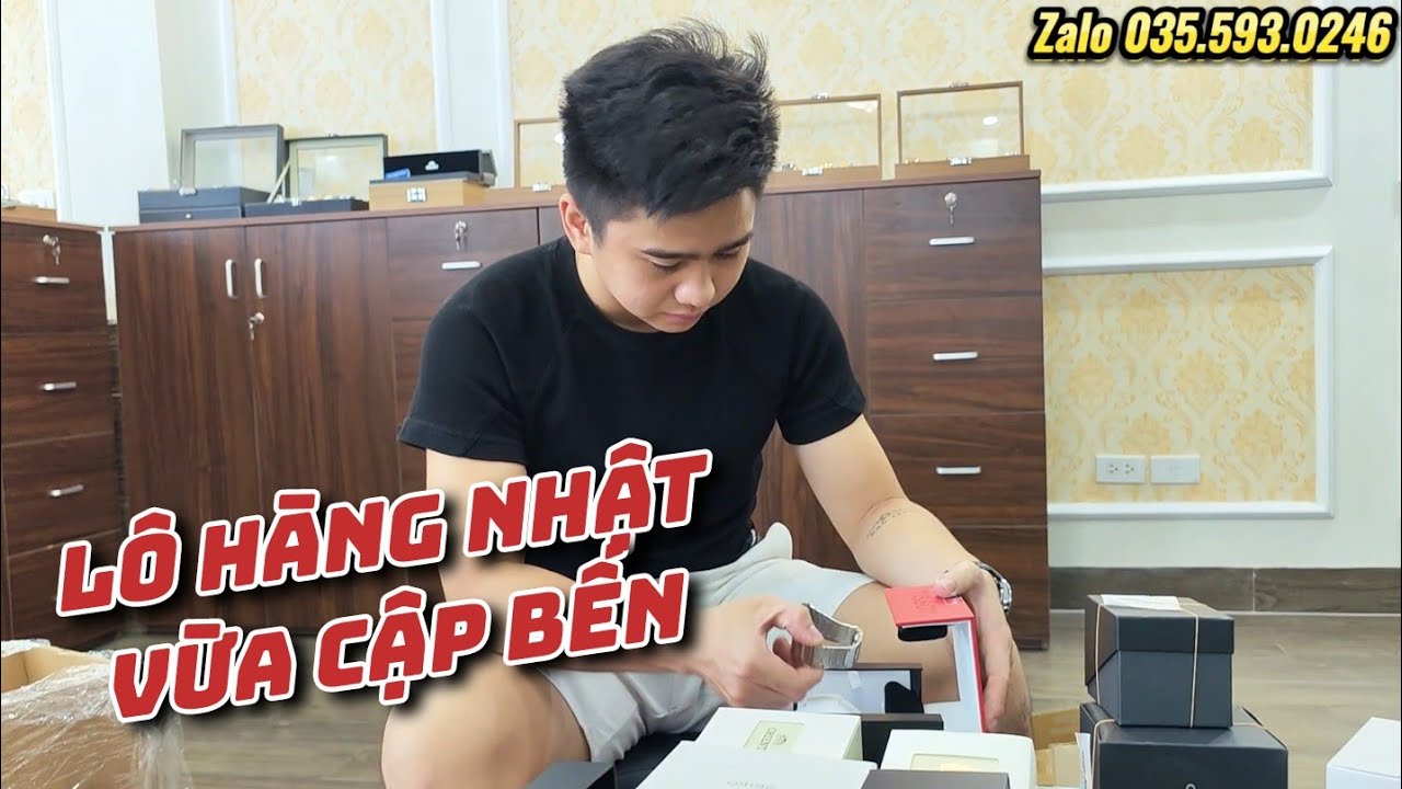 [ KHUI THÙNG ] LÔ ĐỒNG HỒ NHẬT VỪA CẬP BẾN - NHIỀU MẪU ĐỘC LẠ