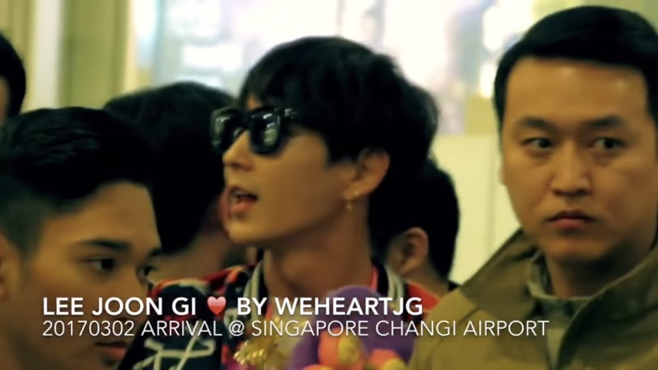 20170302 이준기 Lee Joon Gi Arrival @ Singapore Changi Airport