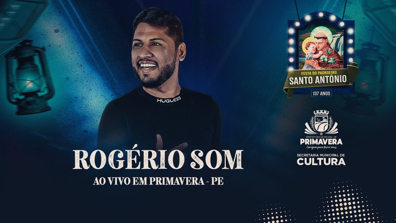 ROGÉRIO SOM - AO VIVO NA FESTA DE SANTO ANTÔNIO  2025 EM PRIMAVERA