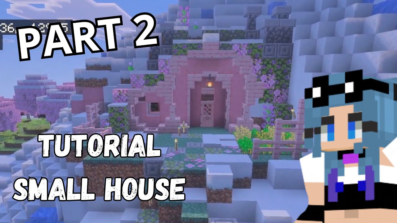 Minecraft Bedrock 🌸 Finishing My Small Cherry Blossom House