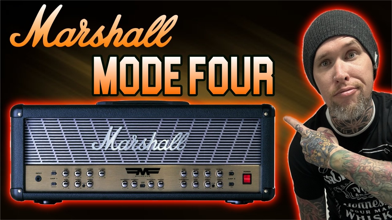 Демонстрация усилителя Marshall Mode Four MF350.