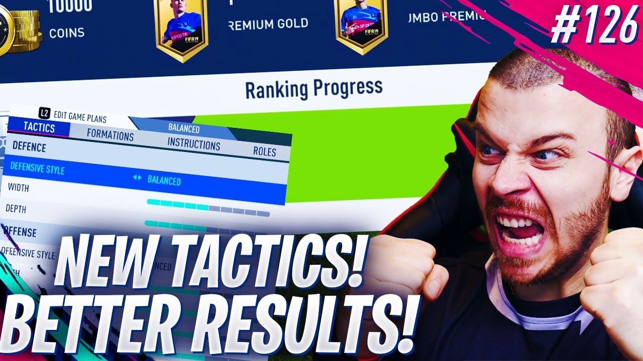 FIFA 19 NEW OP TACTICS TO GET MORE WINS in FUT CHAMPIONS! MY UNBEATEN STREAK CONTINUES!