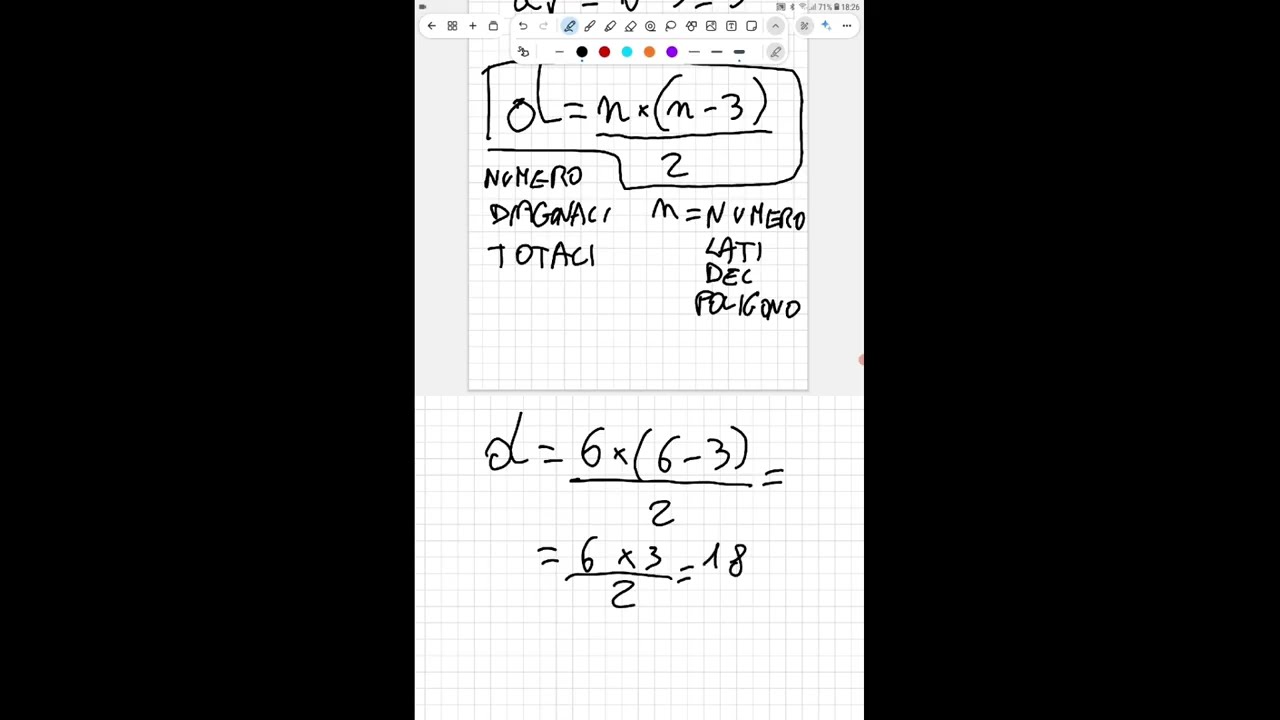 Relazione tra i lati di un poligono