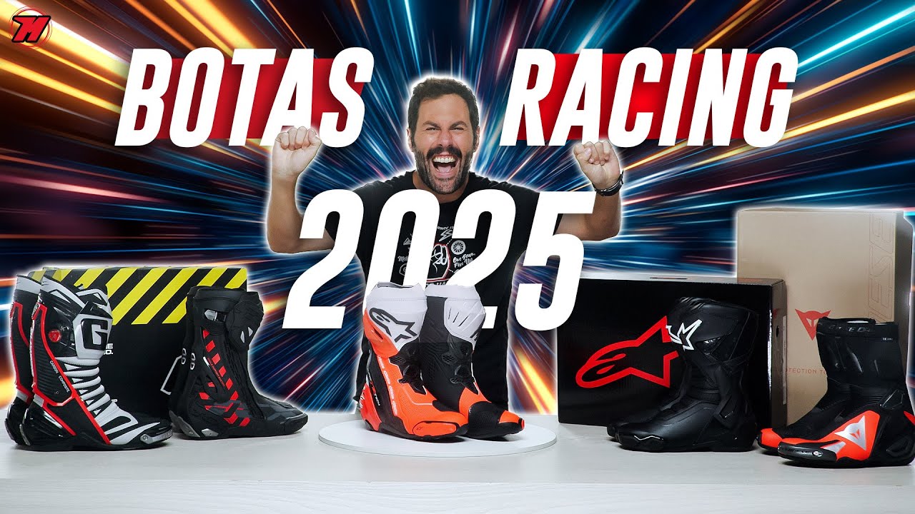 MEJORES botas de MOTO RACING 2025 🔥 ¿Cuál es la mejor?