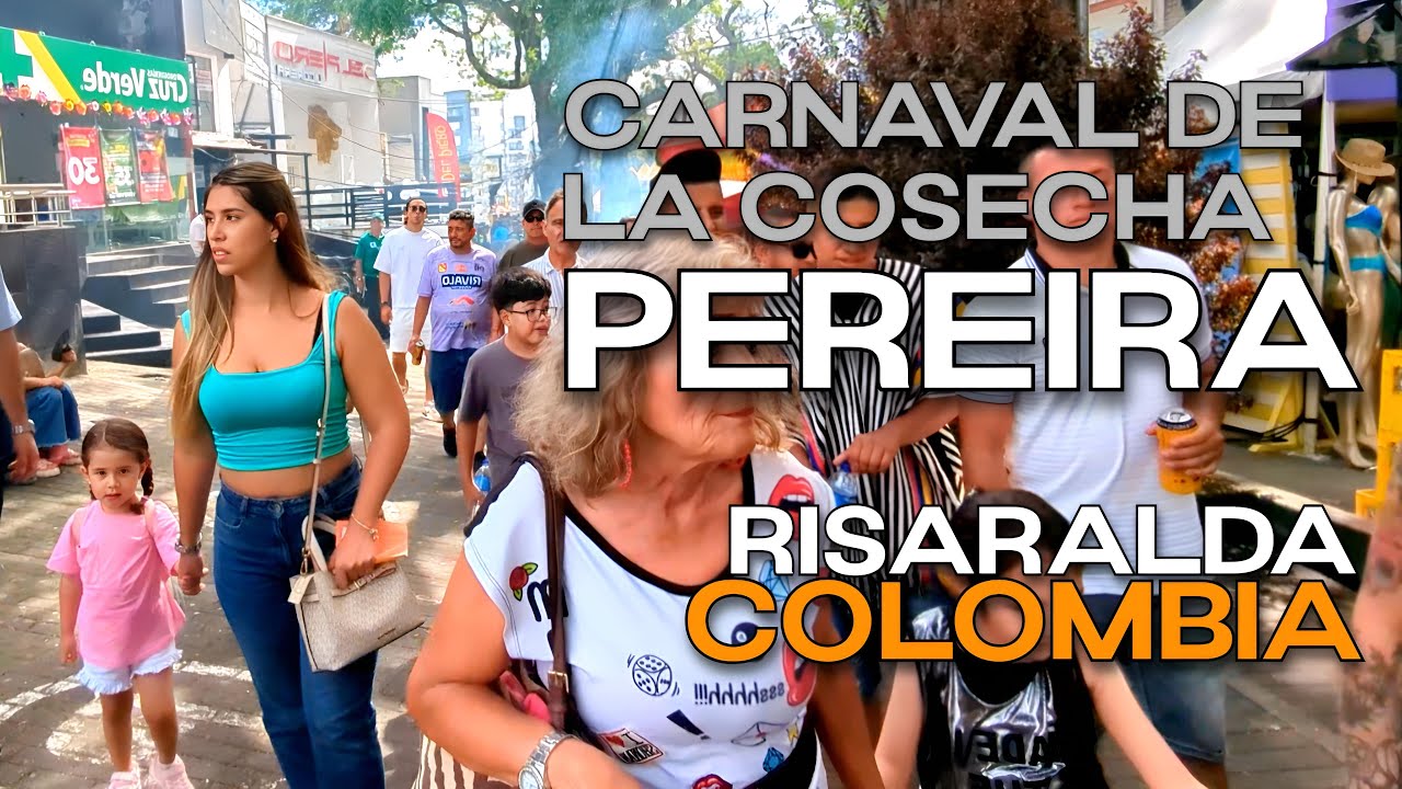 Pereira Colombia 🇨🇴 | Walking Avenida Circunvalar During Feria de la Cosecha 🌞 Food, Culture, Beauty