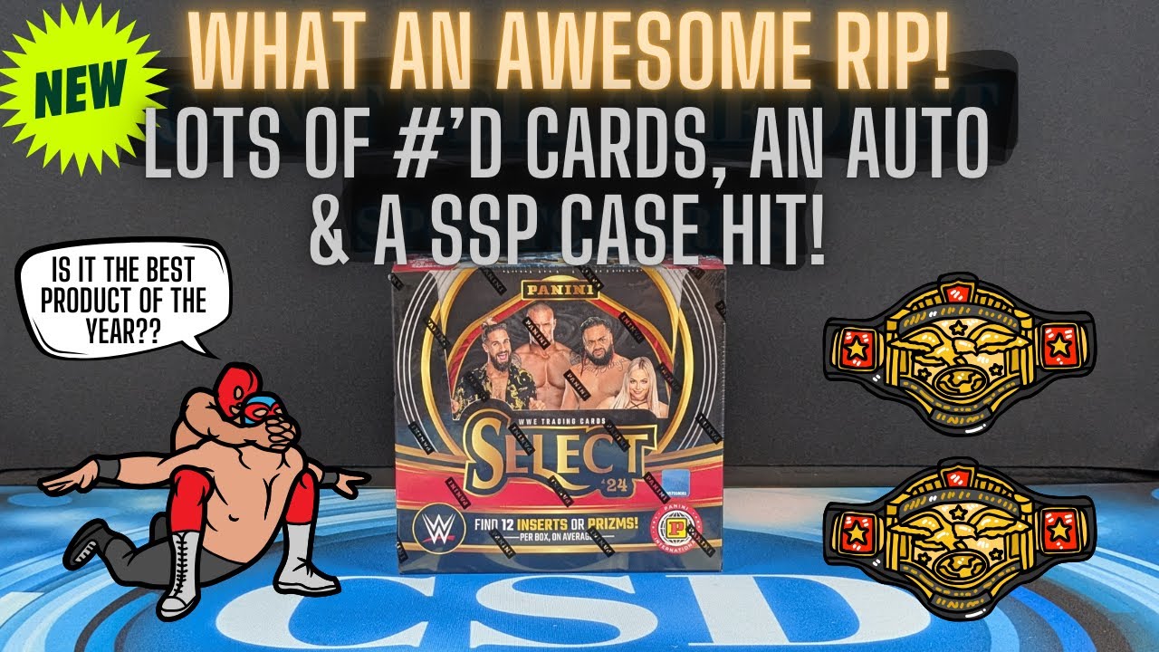 2024 Panini Select WWE International Hobby Box.  I wish they were all like this!