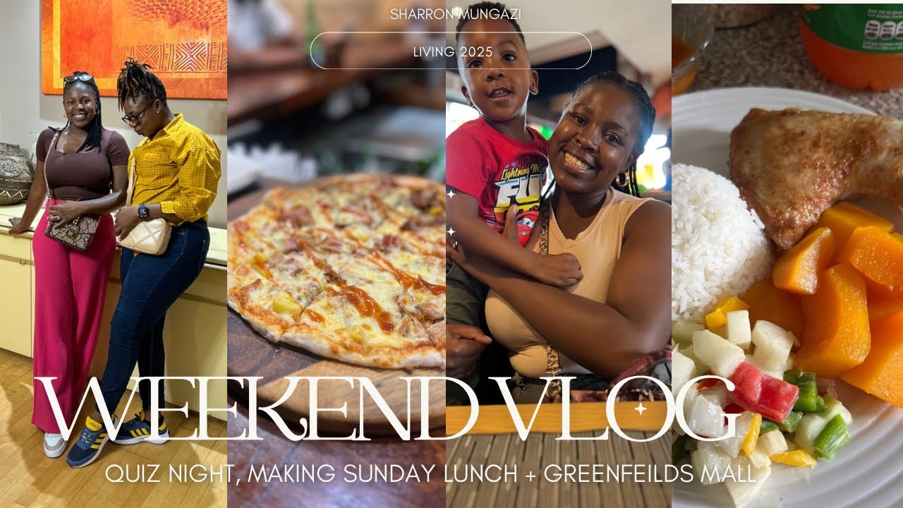 VLOG | Quiz Night | Church | Sunday Lunch + Checking  Out The New Greenfields Mall #zimyoutuber