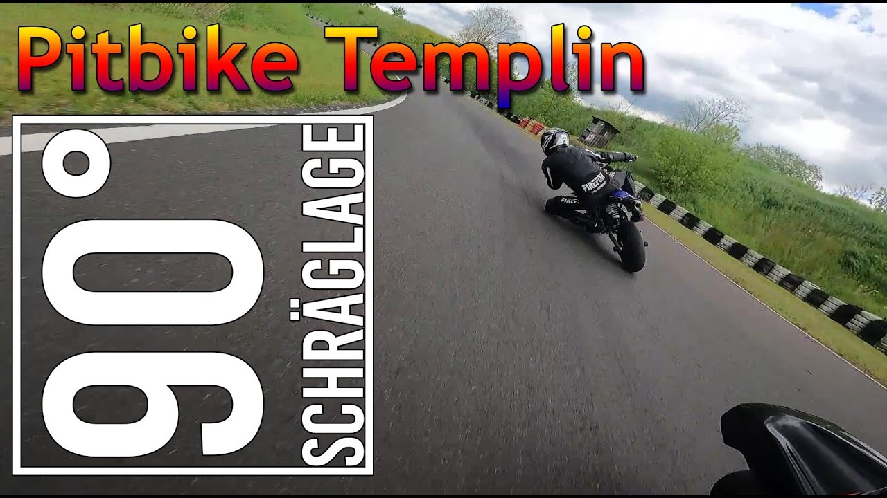 Pitbike Templin // Gebückte jagen und Sumos ärgern