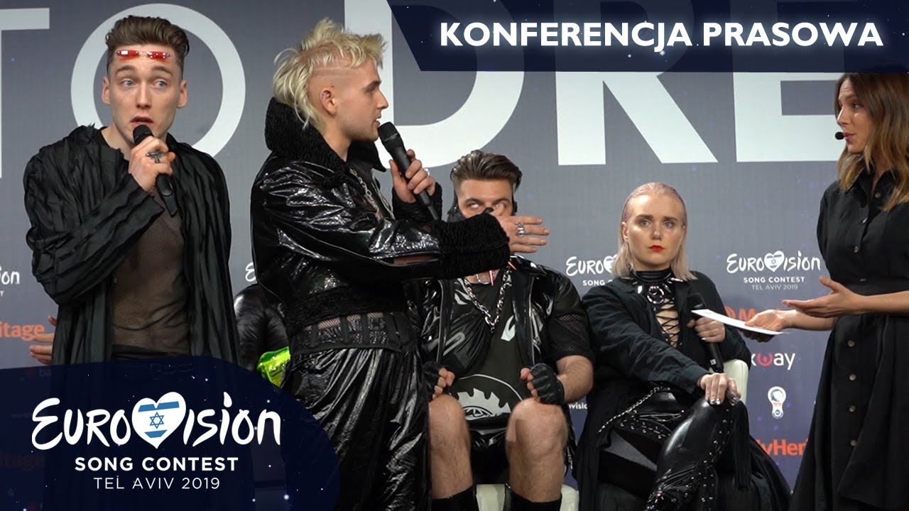Israeli host ends press conference after a question about Palestine to Hatari | Eurovision Tel Aviv