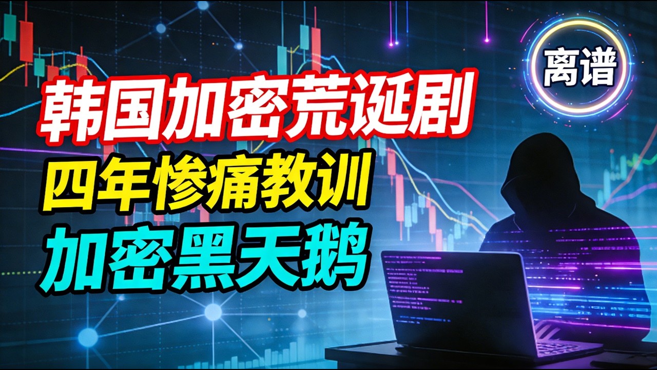 离谱！四年惨痛教训！韩国加密圈的荒诞剧，别再重演加密黑天鹅！