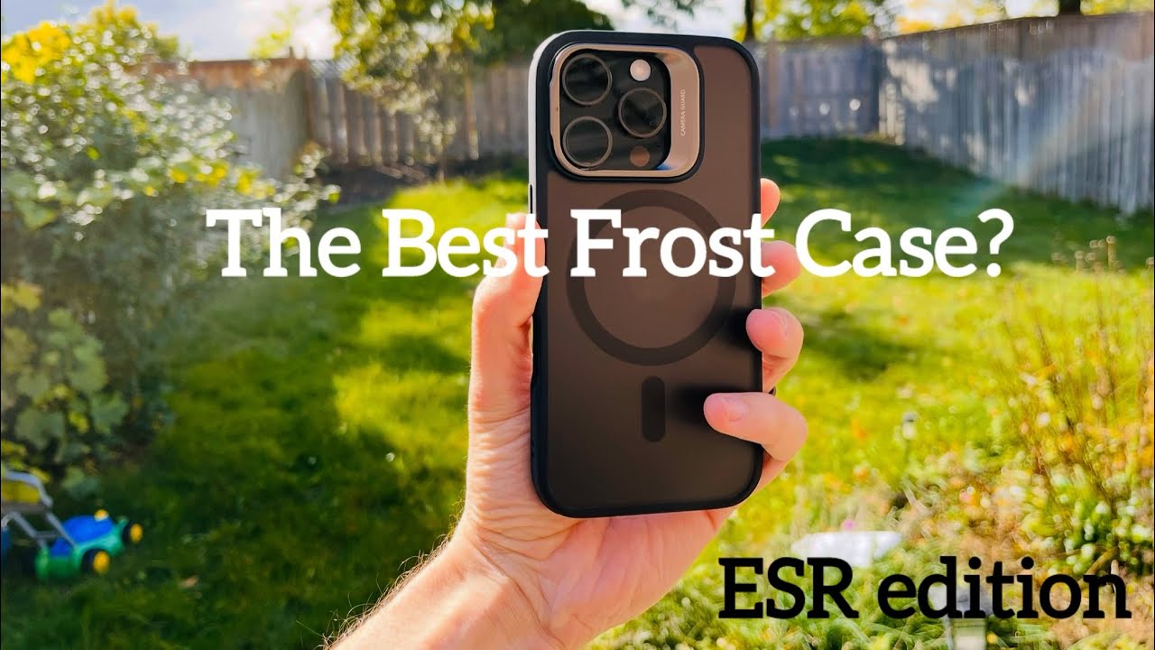 Обзор чехла ESR Classic Hybrid (матово-черный с подставкой) для iPhone 16 Pro: лучший ли это чехо...